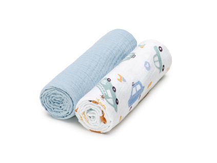 T-TOMI Mušelínové plienky Traffic