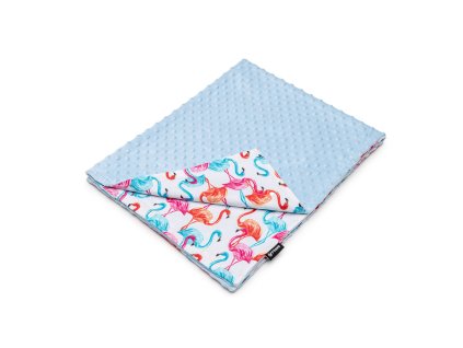 T-TOMI MINKY Prikrývka Flamingo