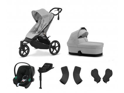 Cybex výhodný set Avi Spin, fog grey