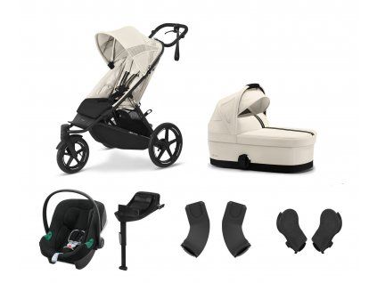 Cybex výhodný set Avi Spin, seashell beige
