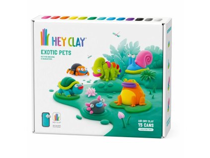 HEY CLAY  Exotic Pets Modelovacia hmota - Exotické domáce zvieratá