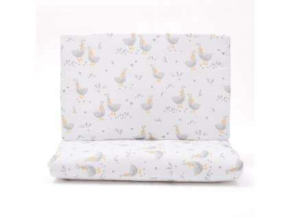 Bavlnený set do postieľky s výplňou New Baby Husičky 90x120 cm - 56523