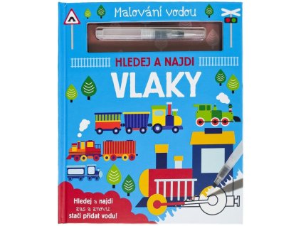 7237 malovani vodou vlaky