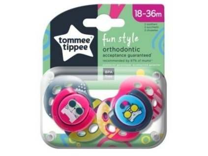 Tommee Tippee CTN Fun, Silikónový cumlík, 18-36m, 2ks