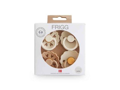 Snowflake Dream Frigg Pacifier Set 4 Pack Rubber Size 1 p