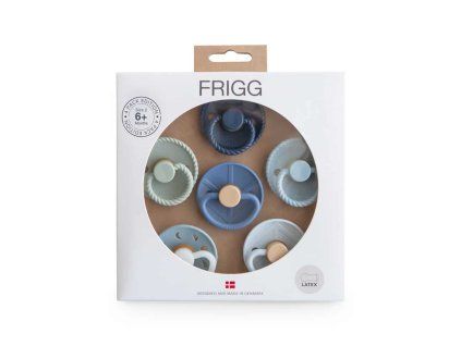 Endless Sea Frigg Pacifier Set 6 Pack Rubber Size 2 p