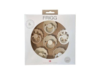 Cinnamon Charm Frigg Pacifier Set 6 Pack Rubber Size 2 new p