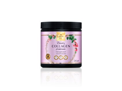ZEEN Premium Beauty Collagen, Výživový doplnok-Kolagén s príchuťou Malina, 30x8,3g