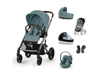 Cybex Balios S LUX, bundle set L 2025, stormy blue