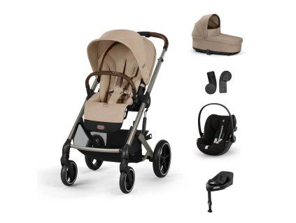 Cybex Balios S LUX, bundle set M 2025, almond beige