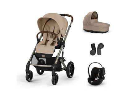 Cybex Balios S LUX, bundle set S 2025, almond beige