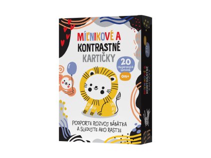 Míľnikové a kontrastné kartičky 2v1