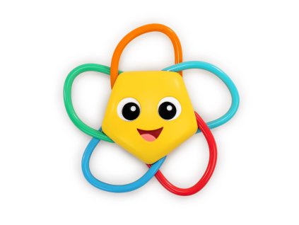 BABY EINSTEIN Hryzačka s hrkálkou Soothing Star bez BPA 0m+