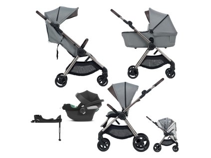 ANEX Kočík kombinovaný IQ Pure premium + CYBEX Aton B2 i-Size + základňa