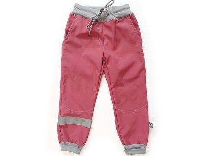 10104 softshellove nohavice pink grey