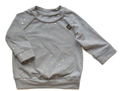 10278 mikina shine gold grey