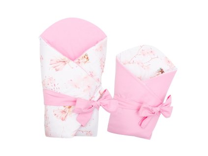 Obojstranná detská zavinovačka New Baby Víly 80x80 cm - 57164