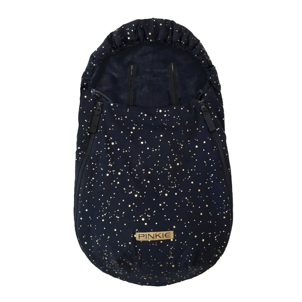 PINKIE fusak Shine Gold Black 0-12mesiacov