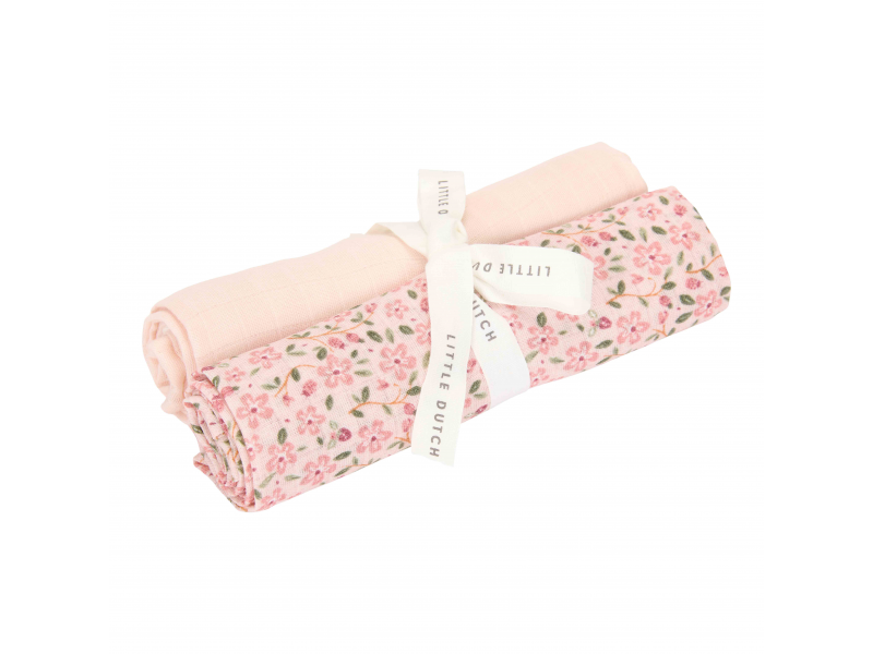 E-shop Little Dutch Plienky 70x70cm Fairy Floral & Blossom 2 ks