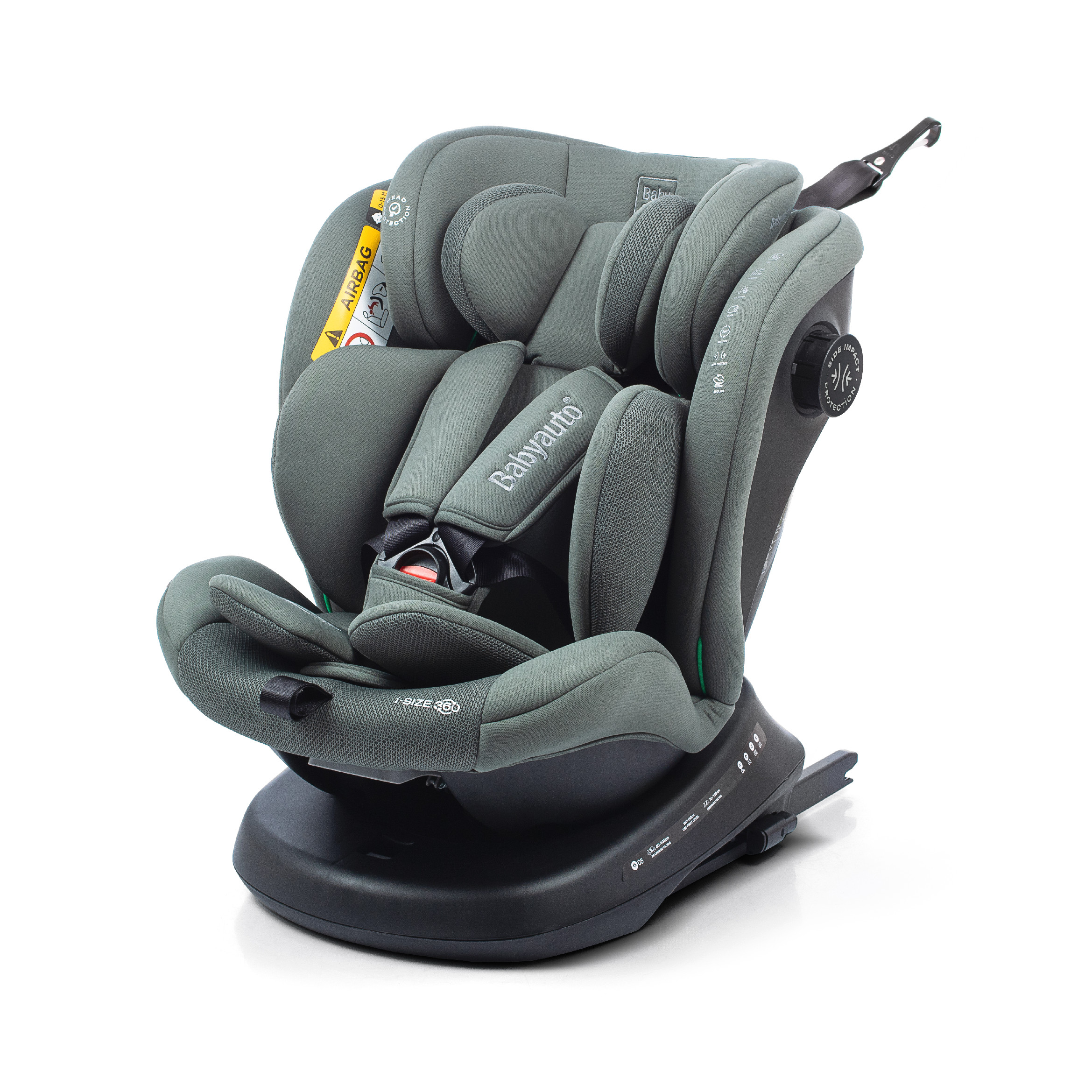 E-shop BabyAuto VALORA i-Fix i-Size 360 40-150, PINE GREEN