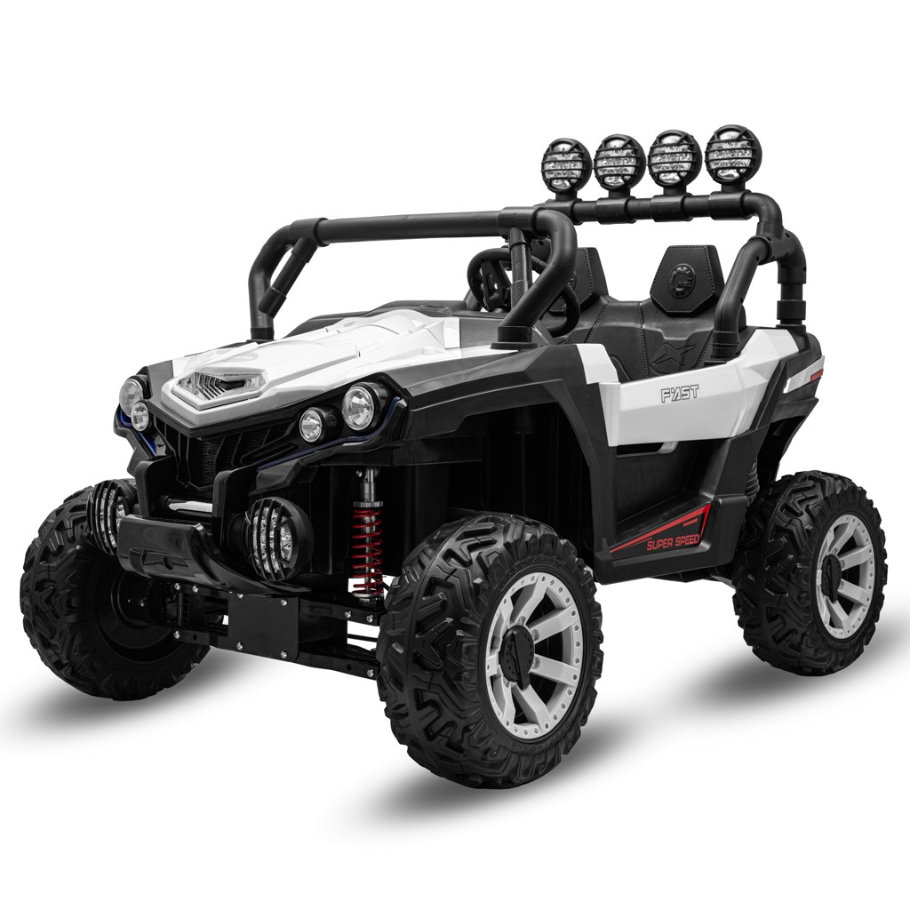 E-shop Elektrické autíčko Buggy Baby Mix Road 4x4 bílé - 56871