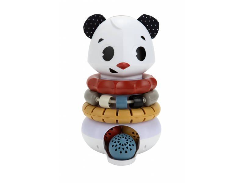 E-shop Tiny Love Hudobná pyramída s krúžkami Tiny Rockers Panda