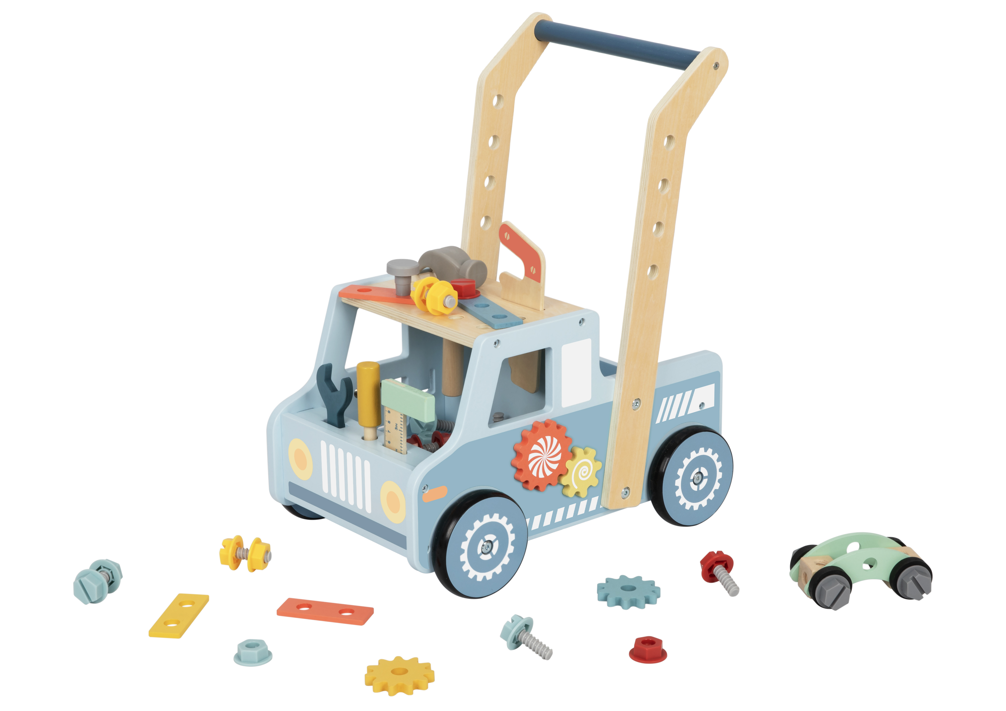 E-shop Tooky Toy Chodítko a aktivity pult s náradím 2v1