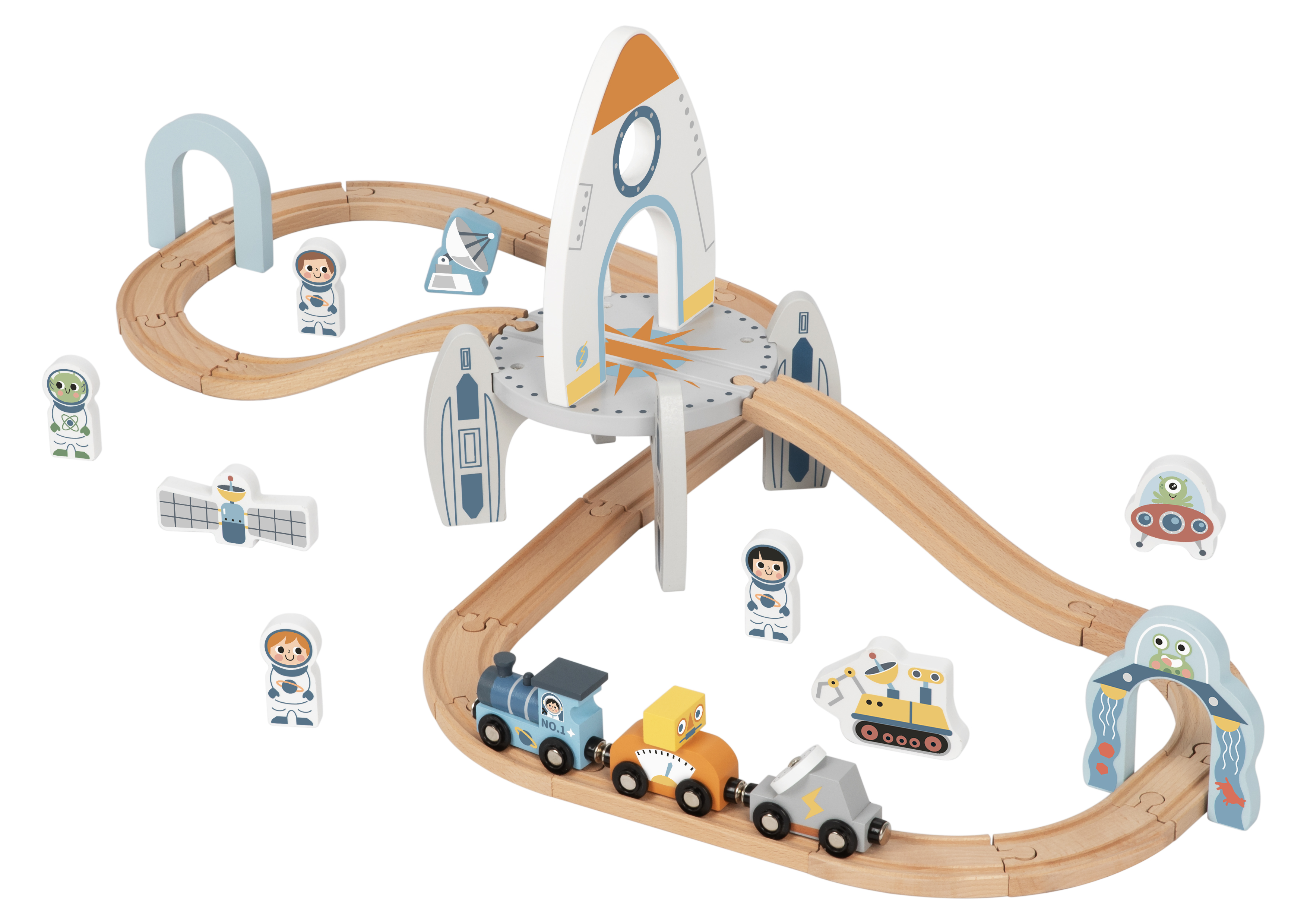 E-shop Tooky Toy Vláčiková dráha Vesmír
