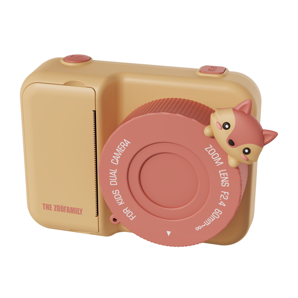 E-shop TheZoofamily Zoofamily Detský fotoaparát s tlačiarňou Líška