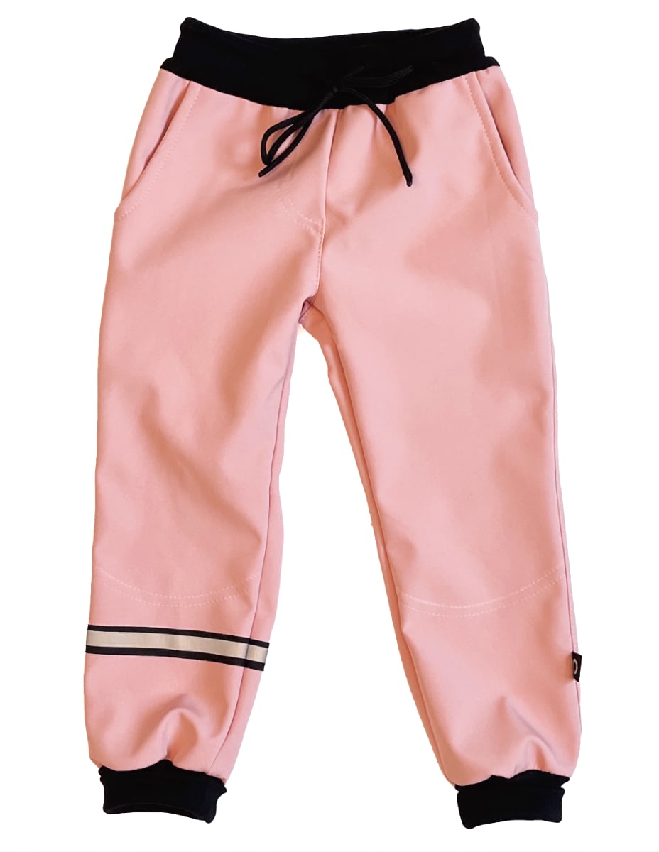 PINKIE softshellové nohavice Pink/Black Varianta / veľkosť: 122-128