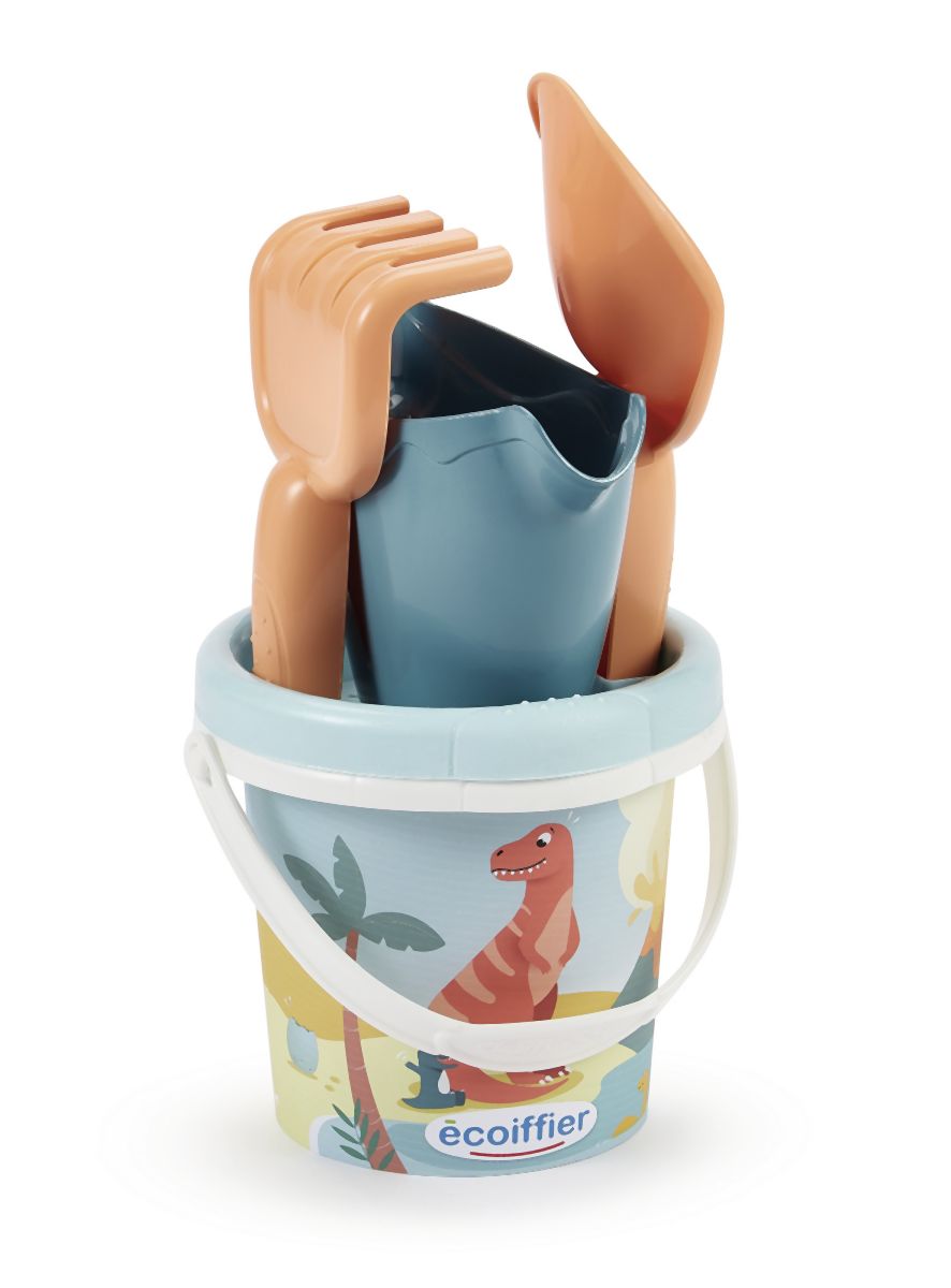 E-shop Ecoiffier Vedierko Dinosaurus s krhličkou a príslušenstvom, 12 cm