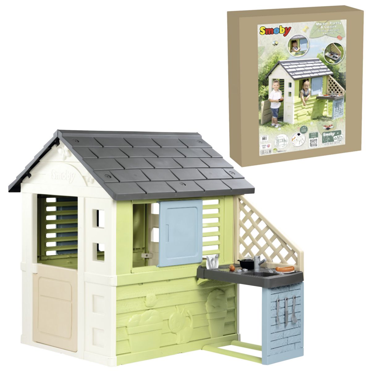E-shop Smoby Domček Life Pretty s kuchyňou