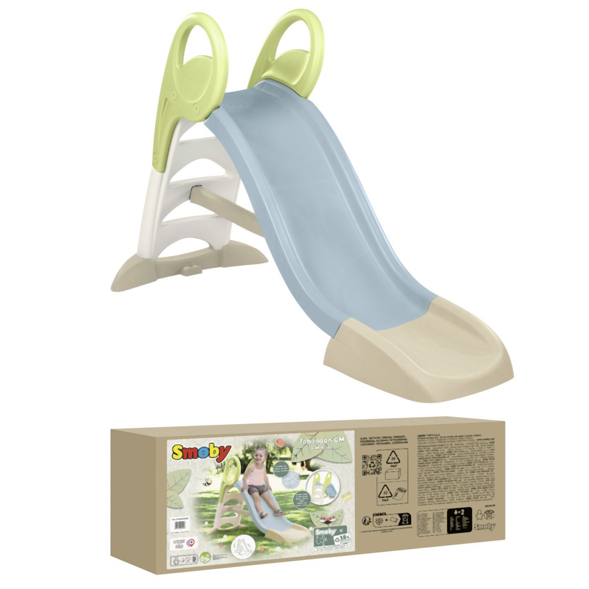 E-shop Smoby Šmykľavka Life KS 150 cm s vlhčením modrá