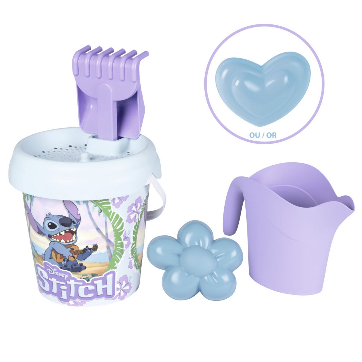 E-shop Smoby Vedierko Stitch s krhličkou a prísl., stredné