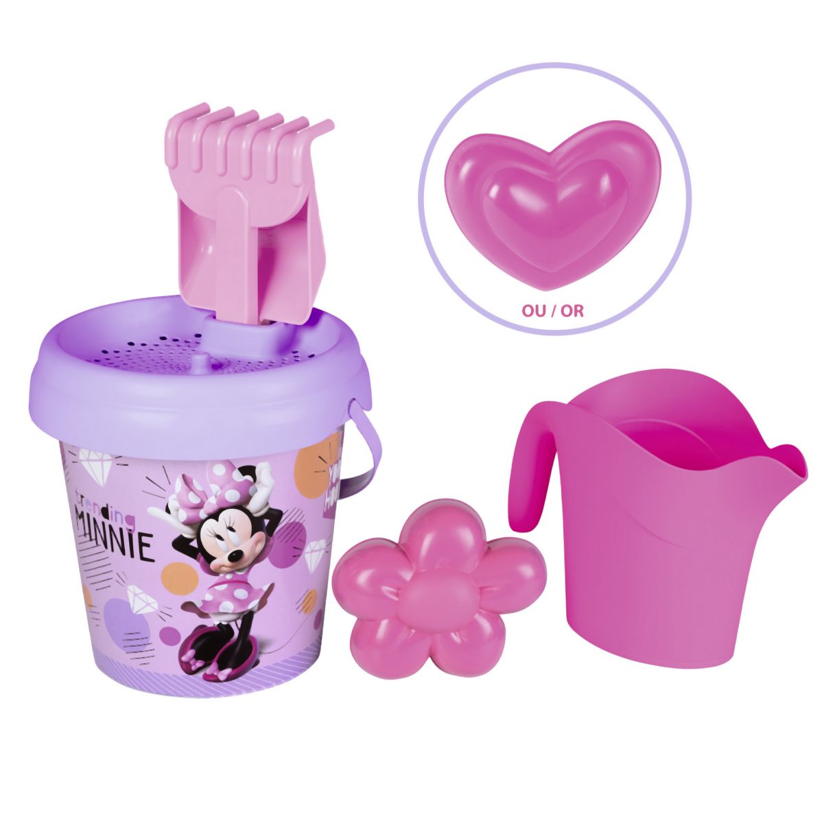 E-shop Smoby Vedierko Minnie s krhličkou a prísl., stredné