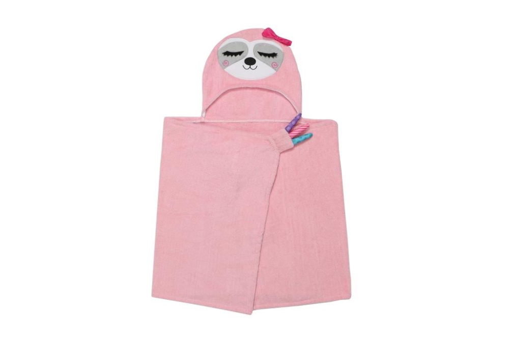 E-shop 122-001-020 Zoocchini osuška s kapucňou veľká Ružový leňochod