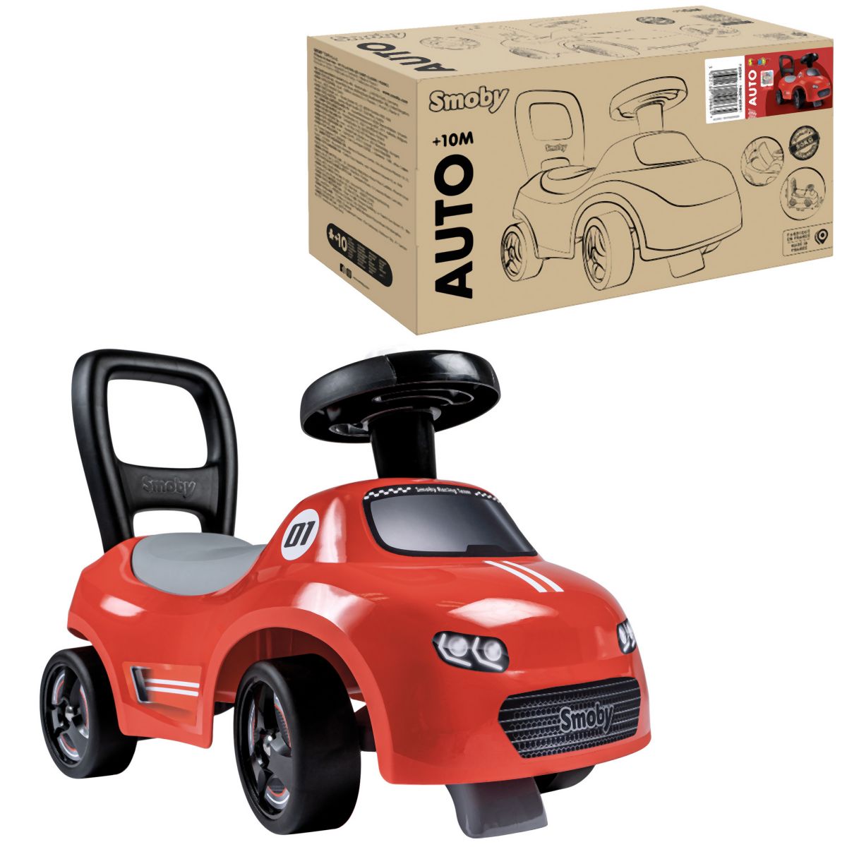 E-shop Odrážadlo Auto Červené