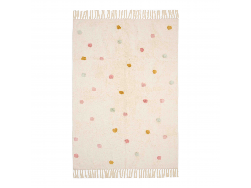 E-shop Little Dutch Koberec s bodkami Pink 120x170 cm