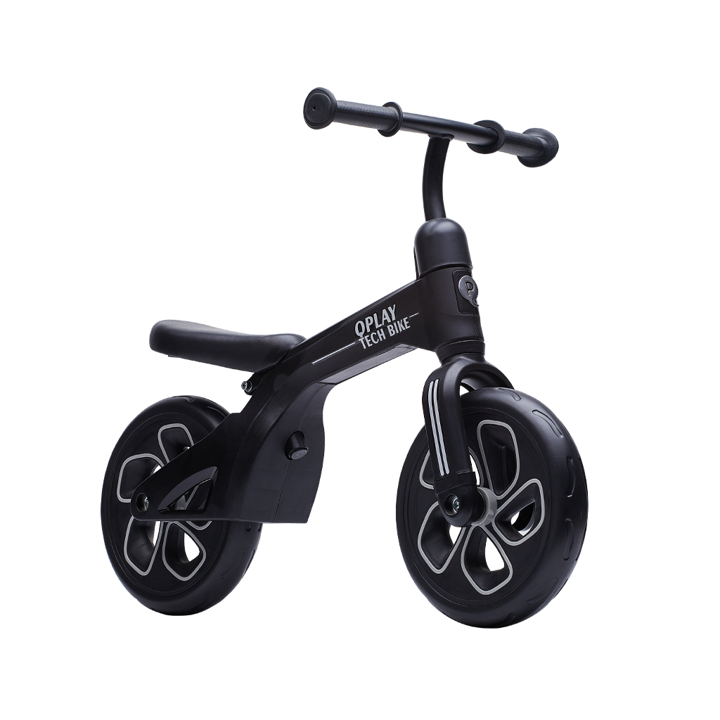 E-shop QPLAY Odrážadlo Tech Black, vek 2 - 4 roky, do 30 kg