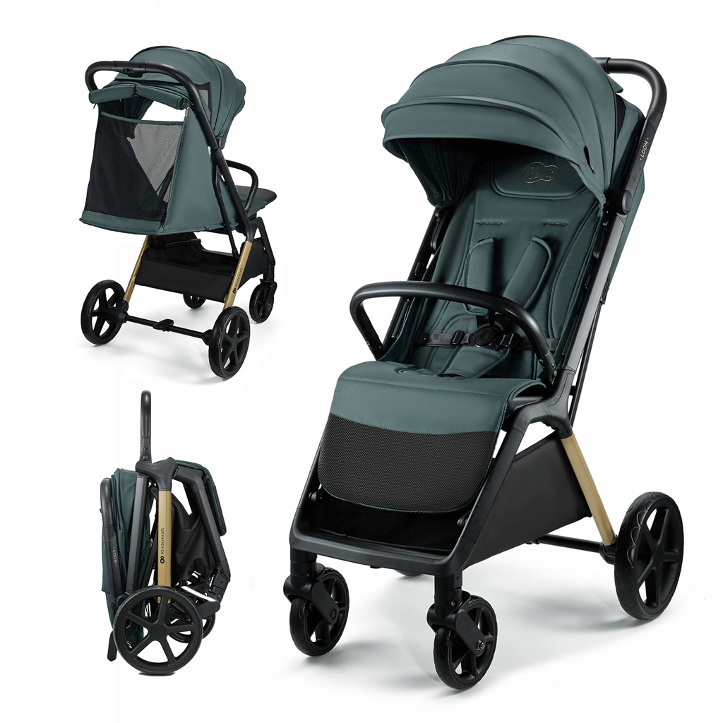 E-shop KINDERKRAFT Kočík športový Loom Green