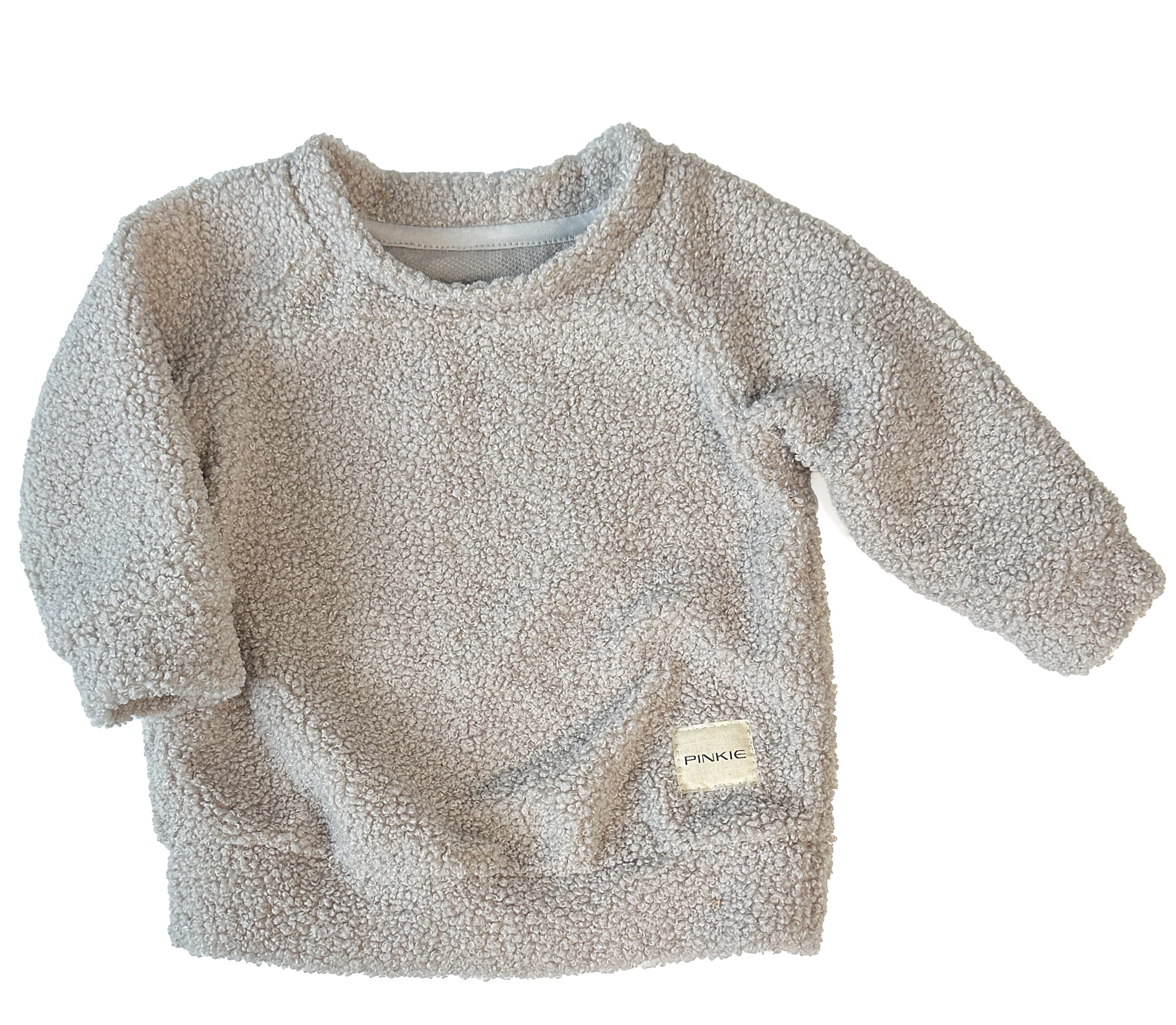E-shop PINKIE mikina Teddy Light Grey Varianta / veľkosť: 74-80