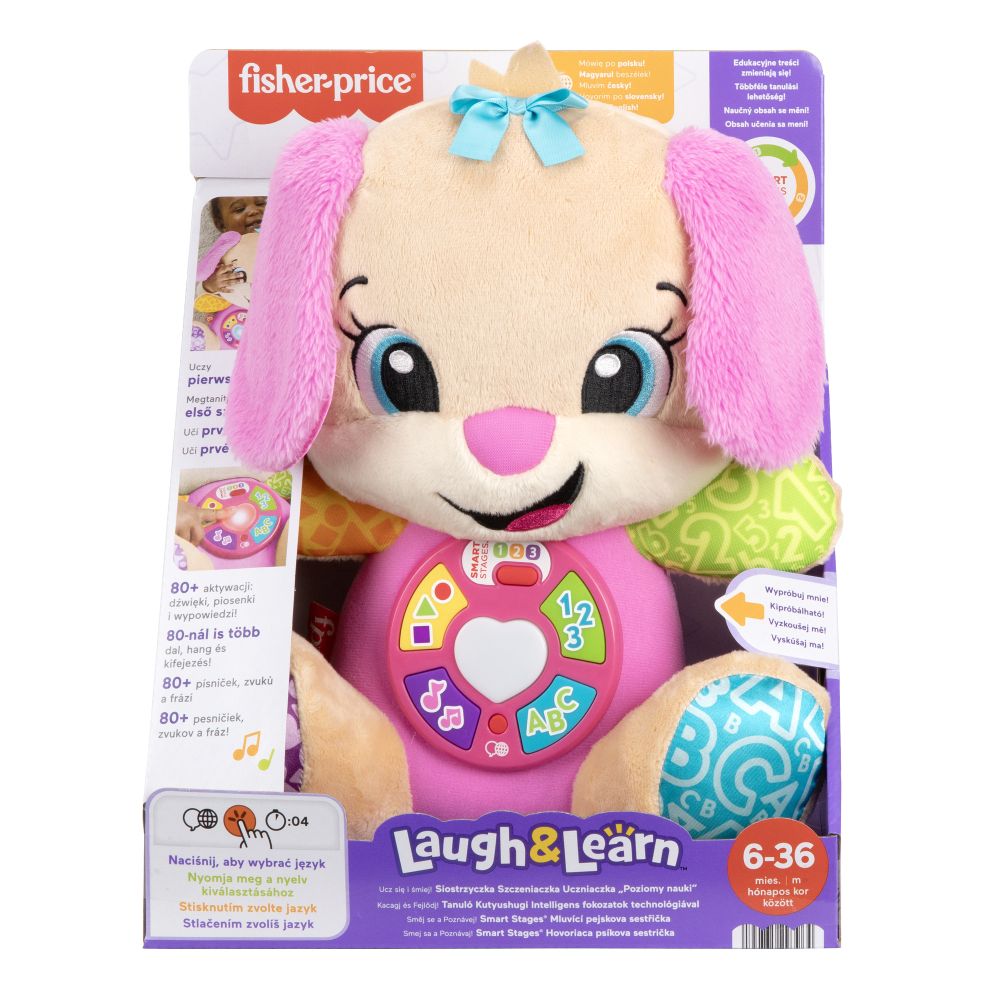 E-shop Mattel Fisher Price smart stages hovoriaca psíkova sestrička CZ/SK/ENG/HU/PL