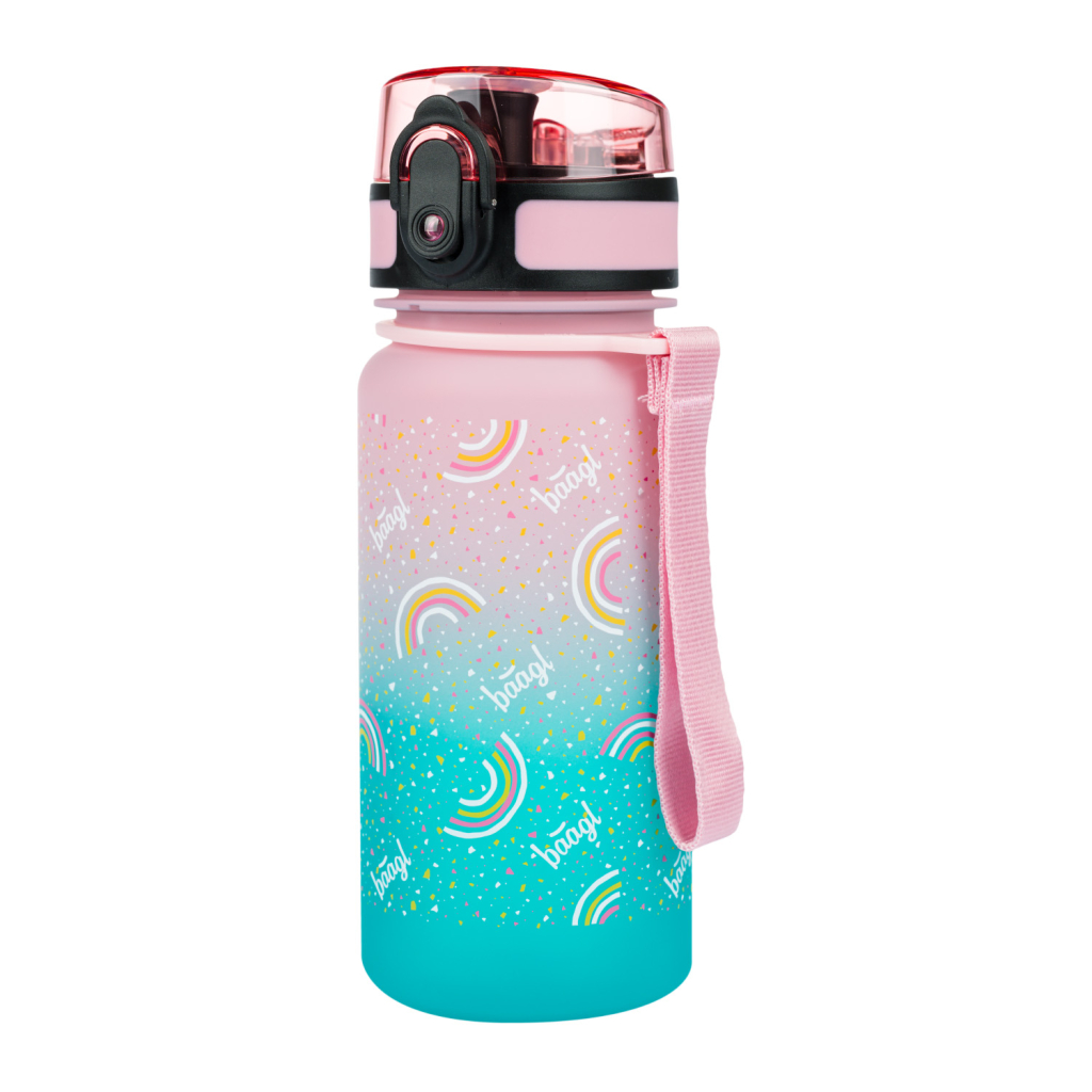 Tritanová fľaša pre deti Gradient Dúha 350 ml