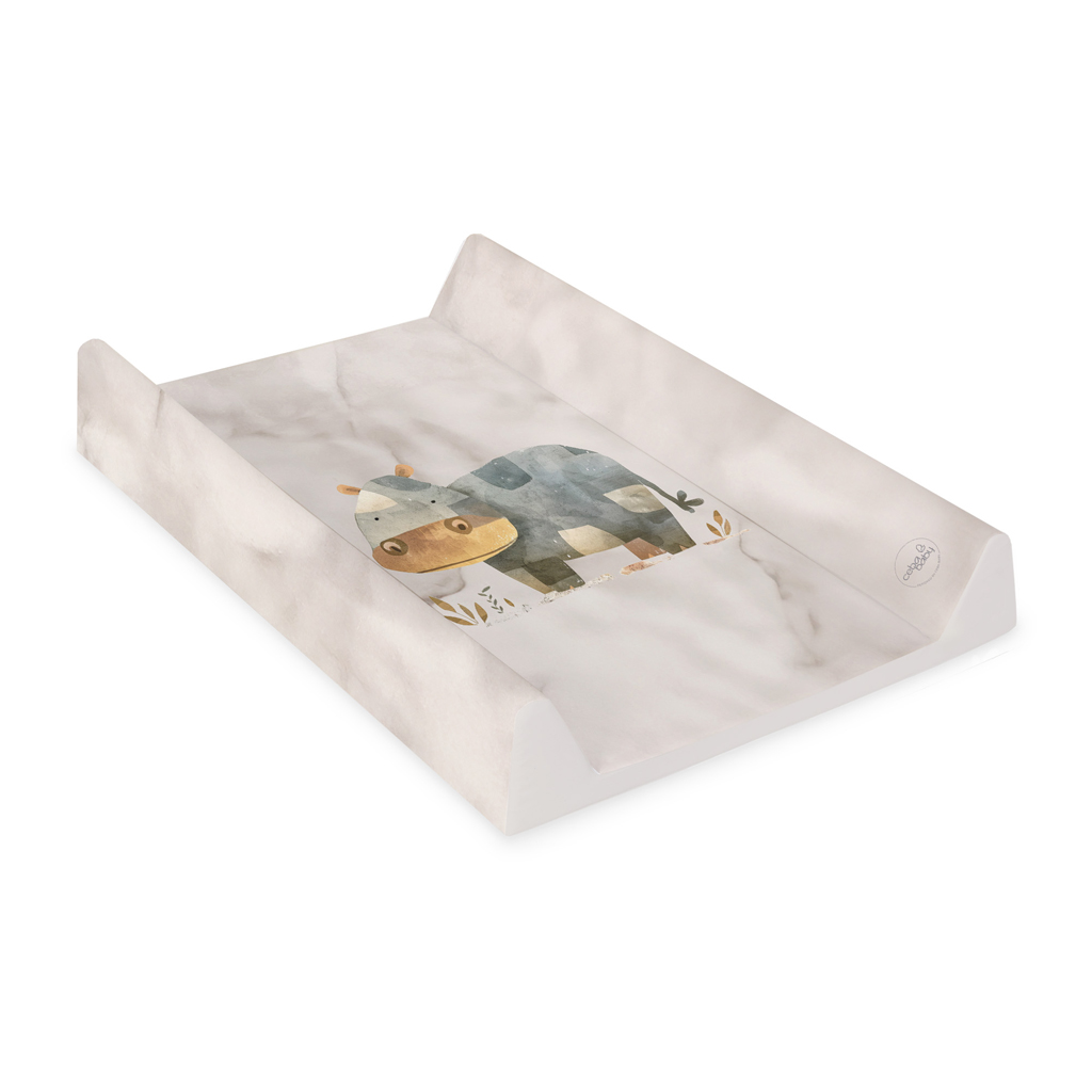 E-shop CEBA BABY Podložka prebaľovacia 2-hranná mäkká (50x70) Basic Cosy Hippo