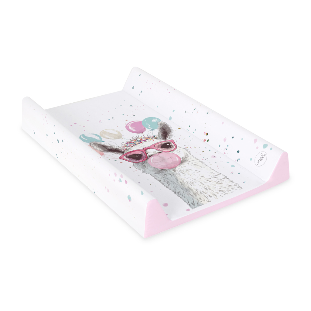 E-shop CEBA BABY Podložka prebaľovacia 2-hranná mäkká (50x70) Basic Crazy Lama