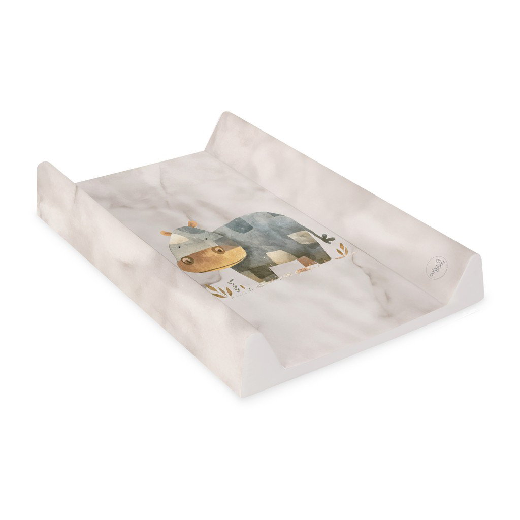 E-shop CEBA BABY Podložka prebaľovacia 2-hranná s pevnou doskou (50x70) Ultra Light Cosy Hippo