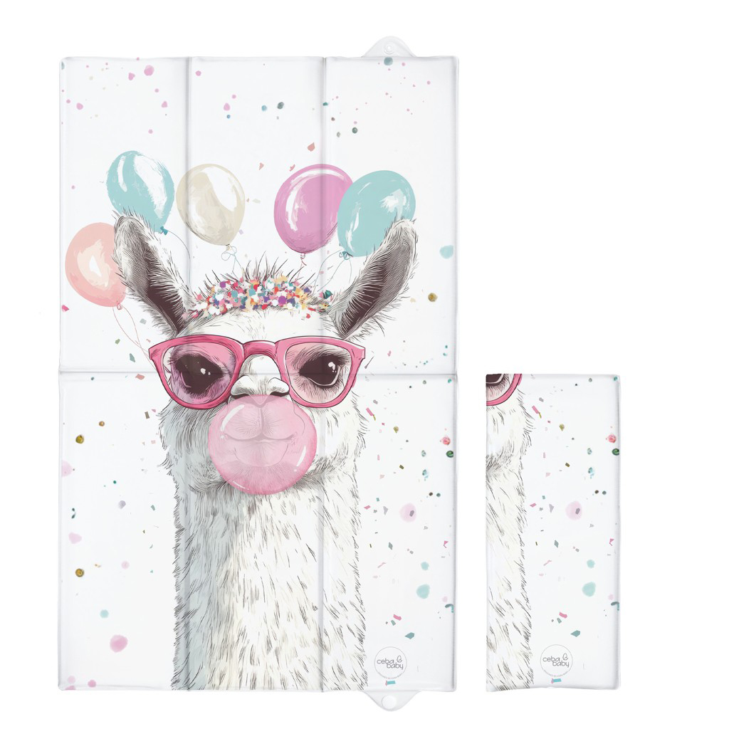 E-shop CEBA BABY Podložka prebaľovacia cestovná (80x50) Basic Crazy Lama