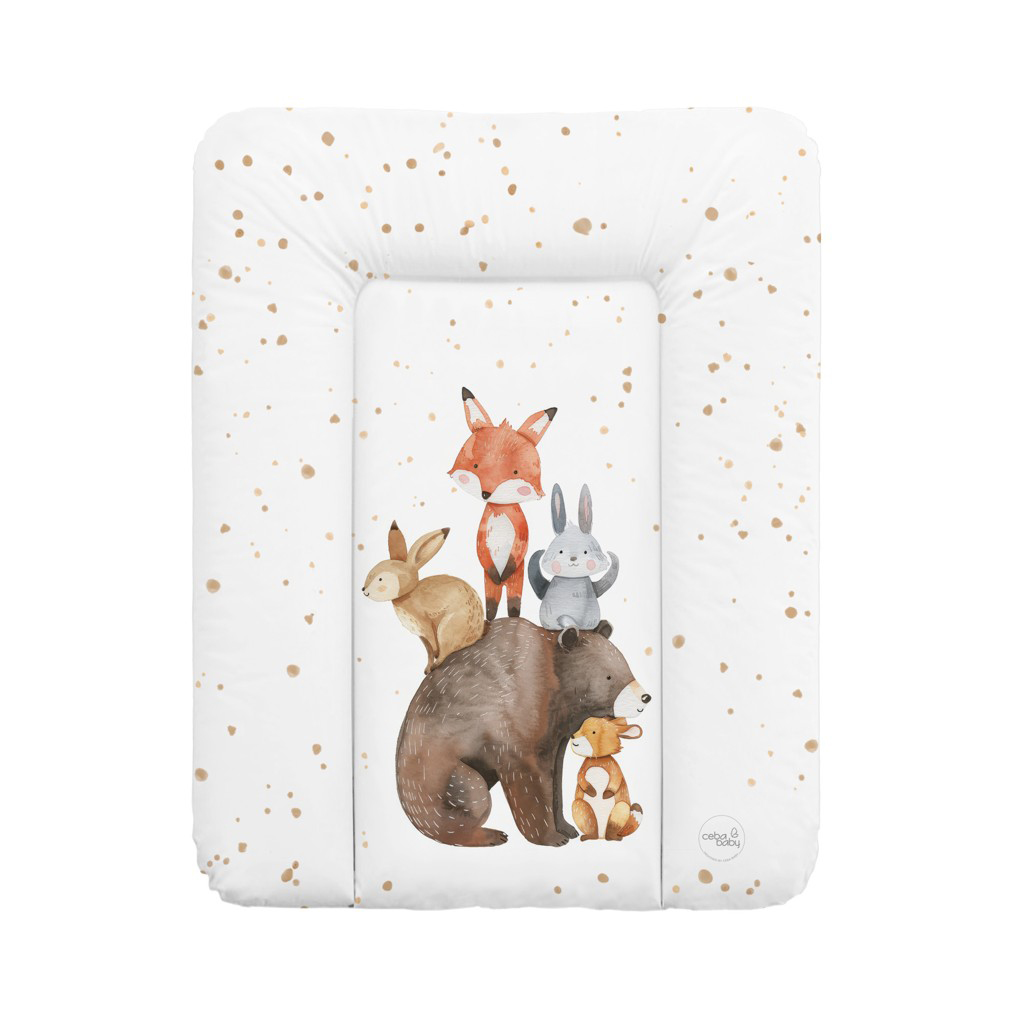 E-shop CEBA BABY Podložka prebaľovacia mäkká (50x70) Basic Forest Friends