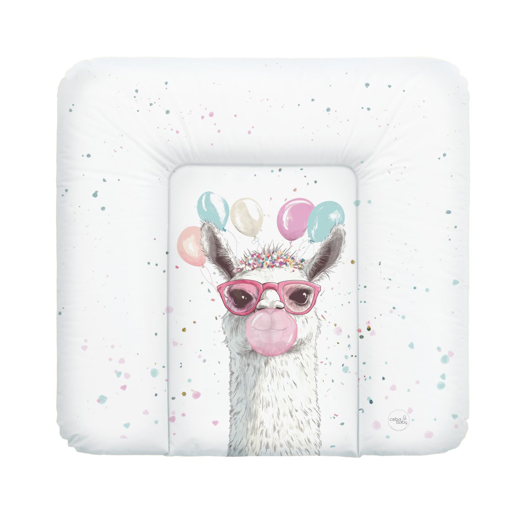 E-shop CEBA BABY Podložka prebaľovacia mäkká (75x72) Basic Crazy Lama