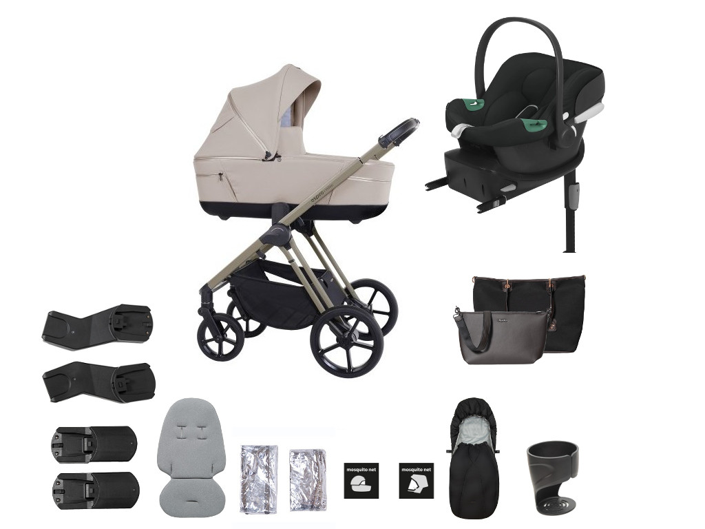 ESPIRO výhodný set Miloo 2025 + Cybex Aton B2 so základňou, 219 White Pearl